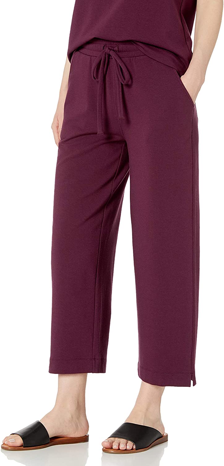 Daily Ritual Womens Oversized Terry Cotton and Modal Easy Lounge Pant Brand