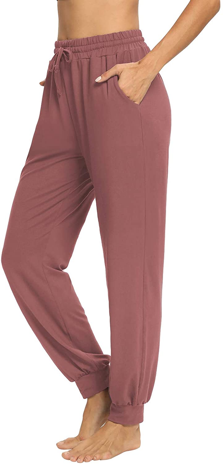 NOAHELLA Womens Yoga Sweatpants with Pockets Drawstring Workout Joggers  Lounge P | eBay