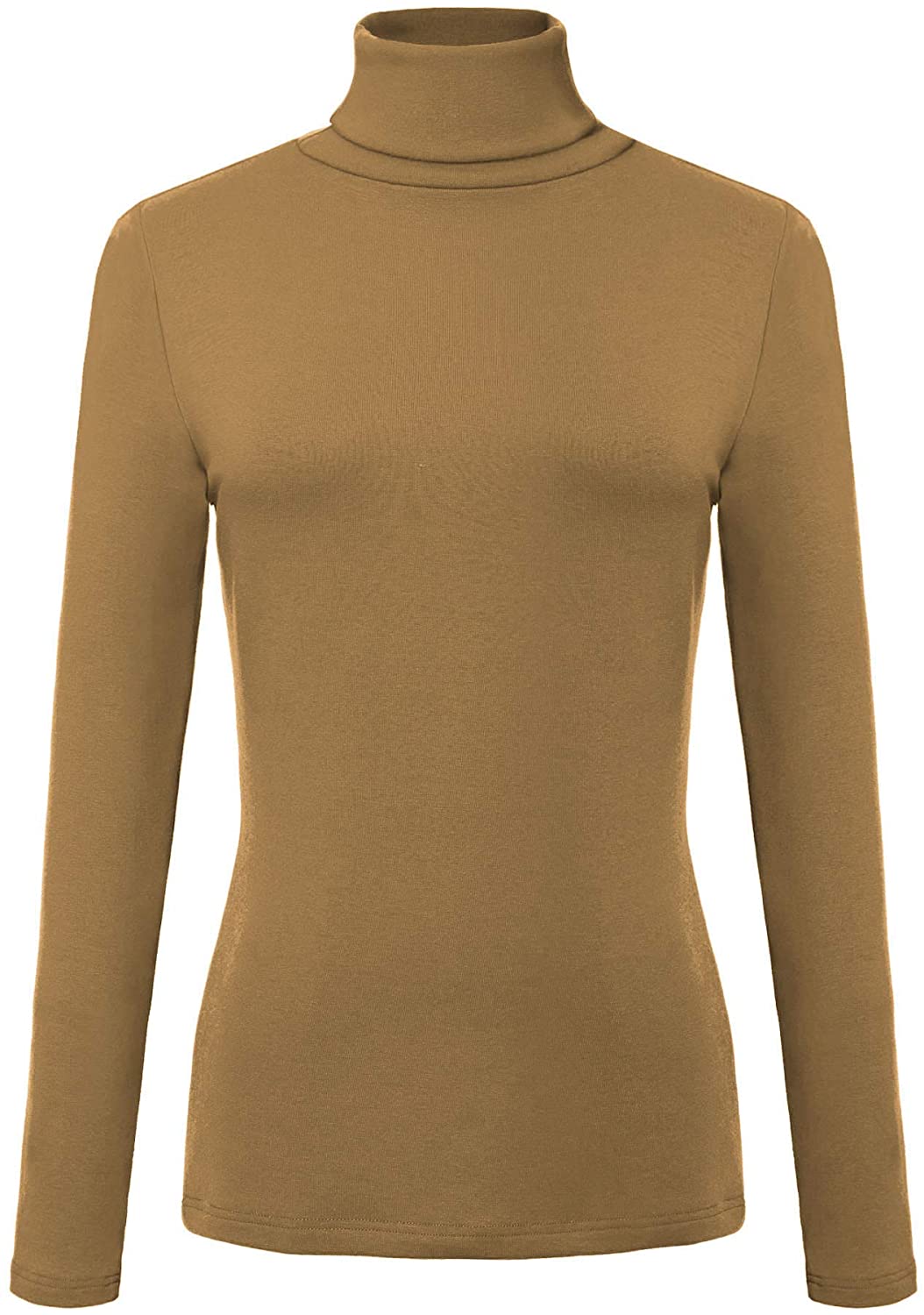 Urban CoCo Women’s Solid Turtleneck Basic Pullover Sweatshirt 