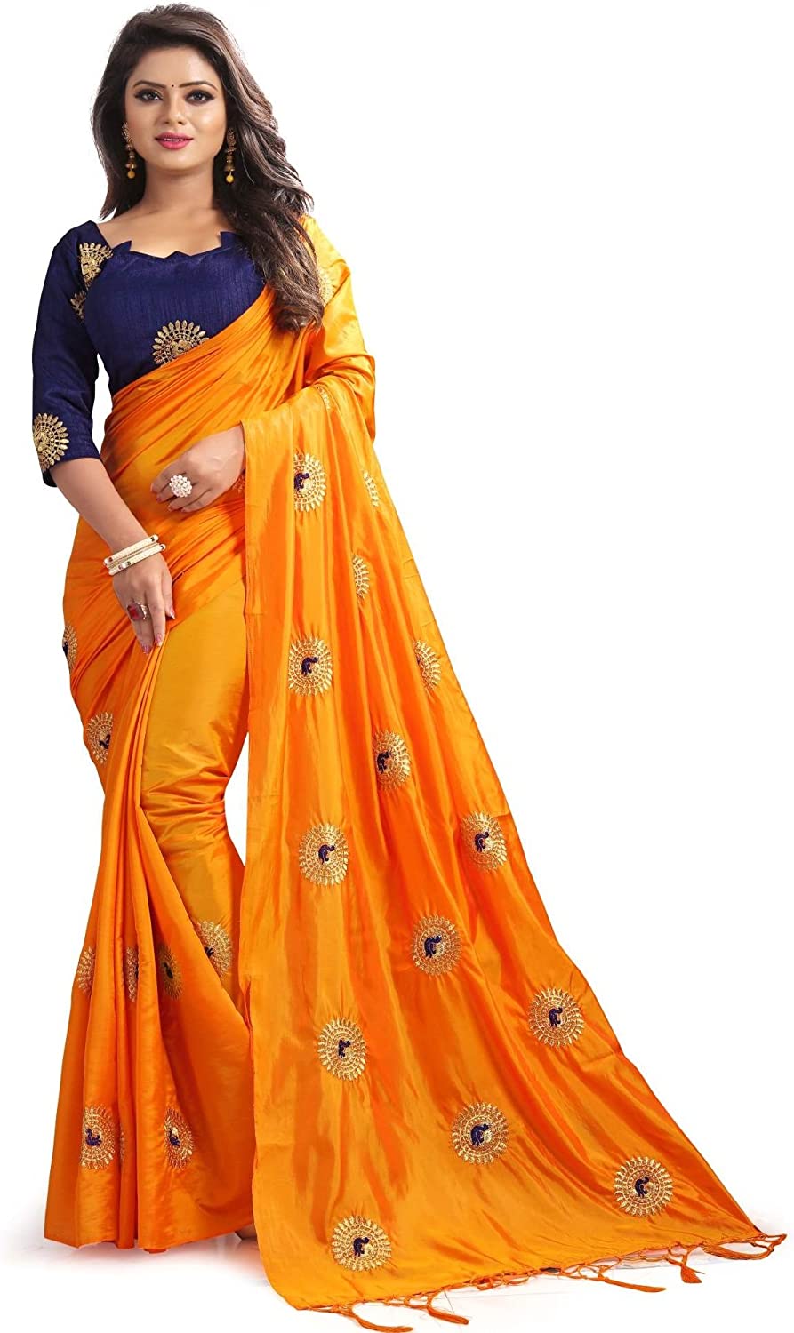 LATEST DESIGNER PAPER SILK EMBROIDERY SAREE at Rs.1250/1 in surat offer by  Ashoks Collection