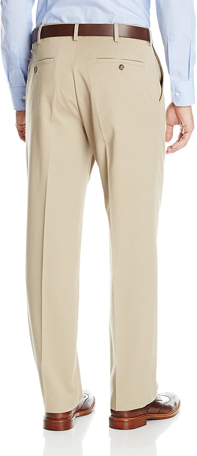 Dockers Men's Comfort Khaki Stretch Relaxed-fit Flat-Front Pant | eBay