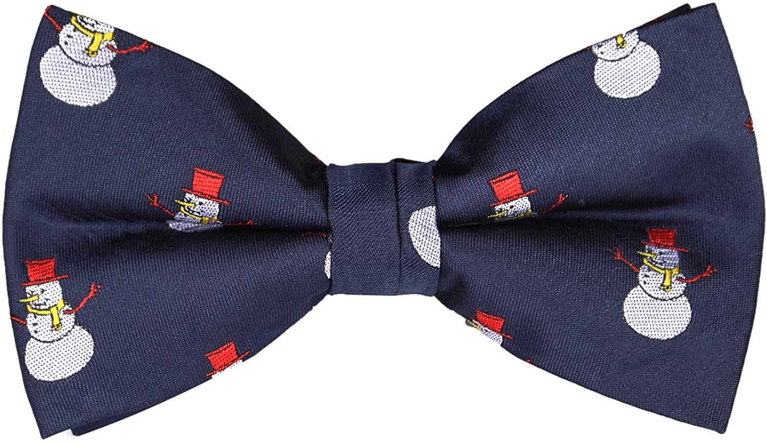 Alizeal Mens Christmas Pattern Pre-tied Party Bow Tie 