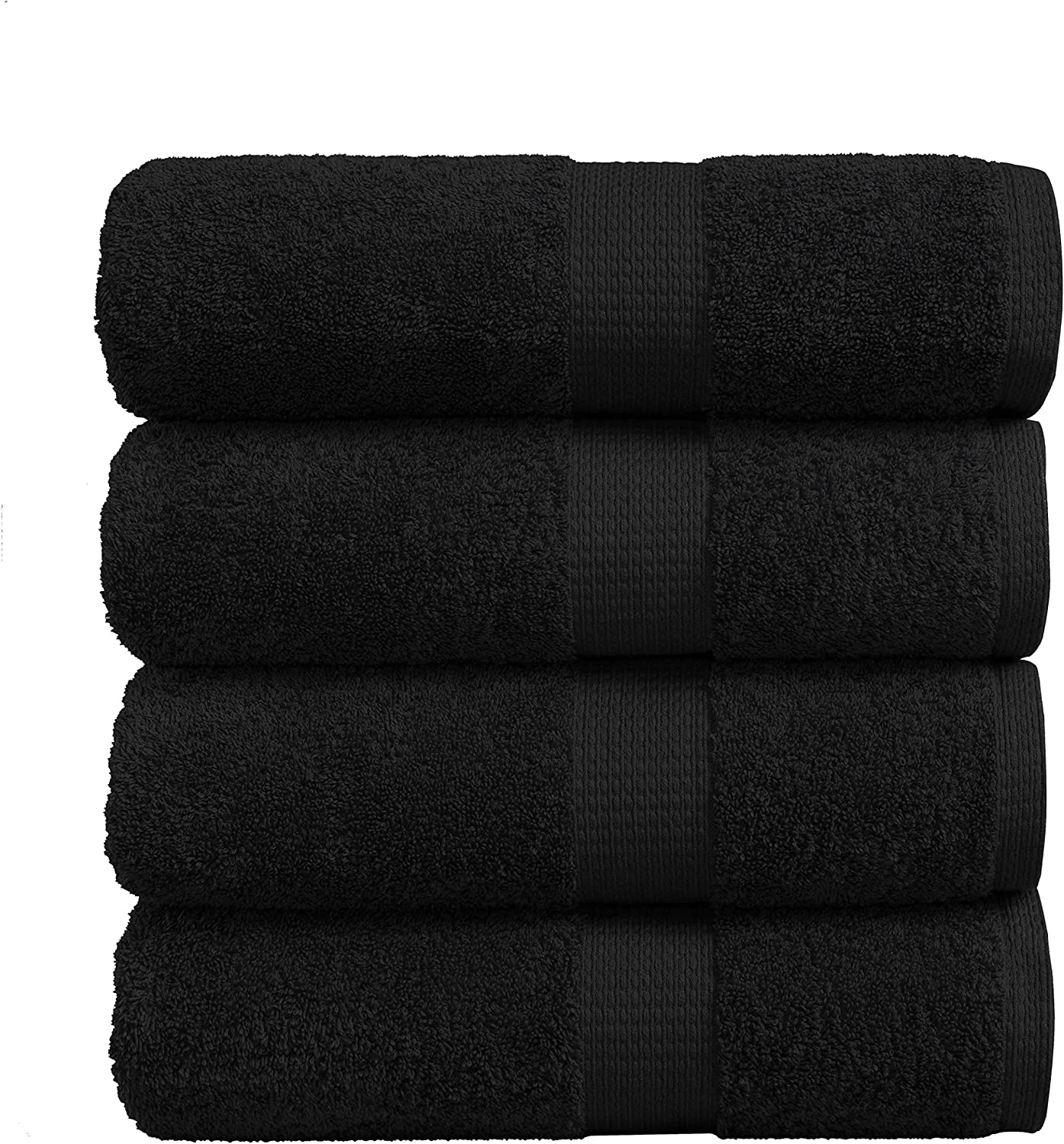 Bath Sheets Bathroom Towel Set- 4 Pack 100% Cotton Extra Large