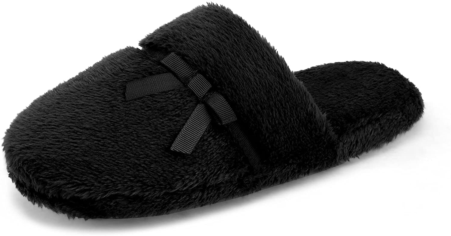 DREAM PAIRS Womens Soft Fuzzy Flip Flop Slip on Indoor House Slippers