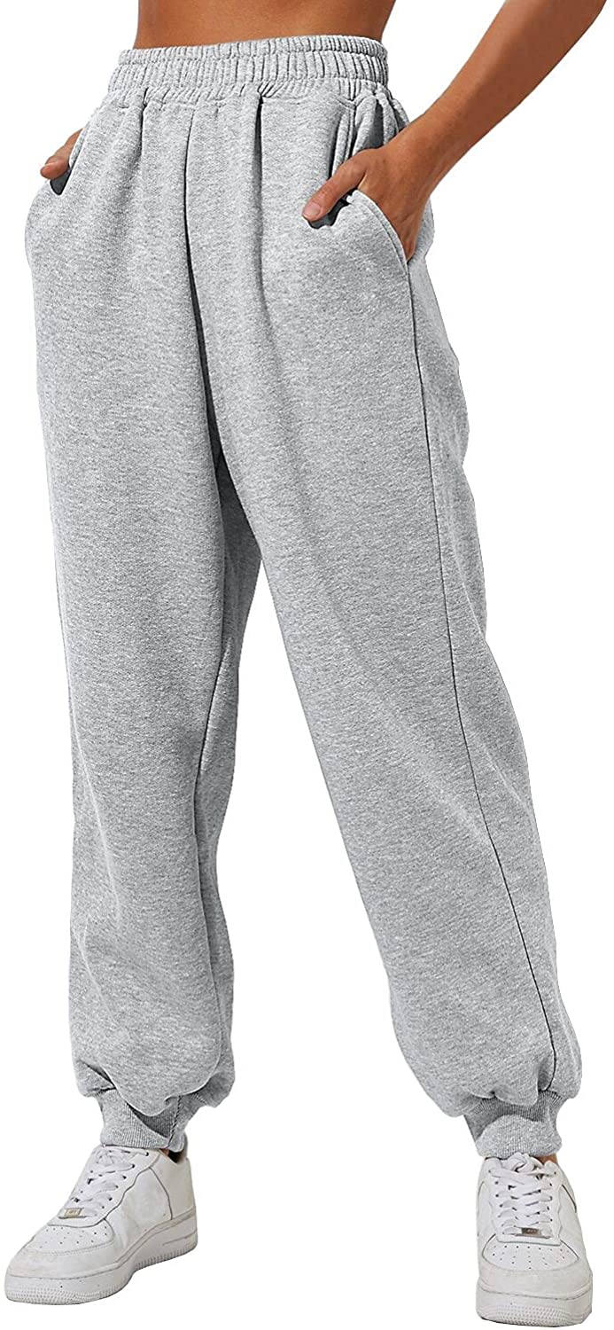 AUTOMET Womens Sweatpants Lounge Baggy Cotton Casual Joggers High Waist  Athletic