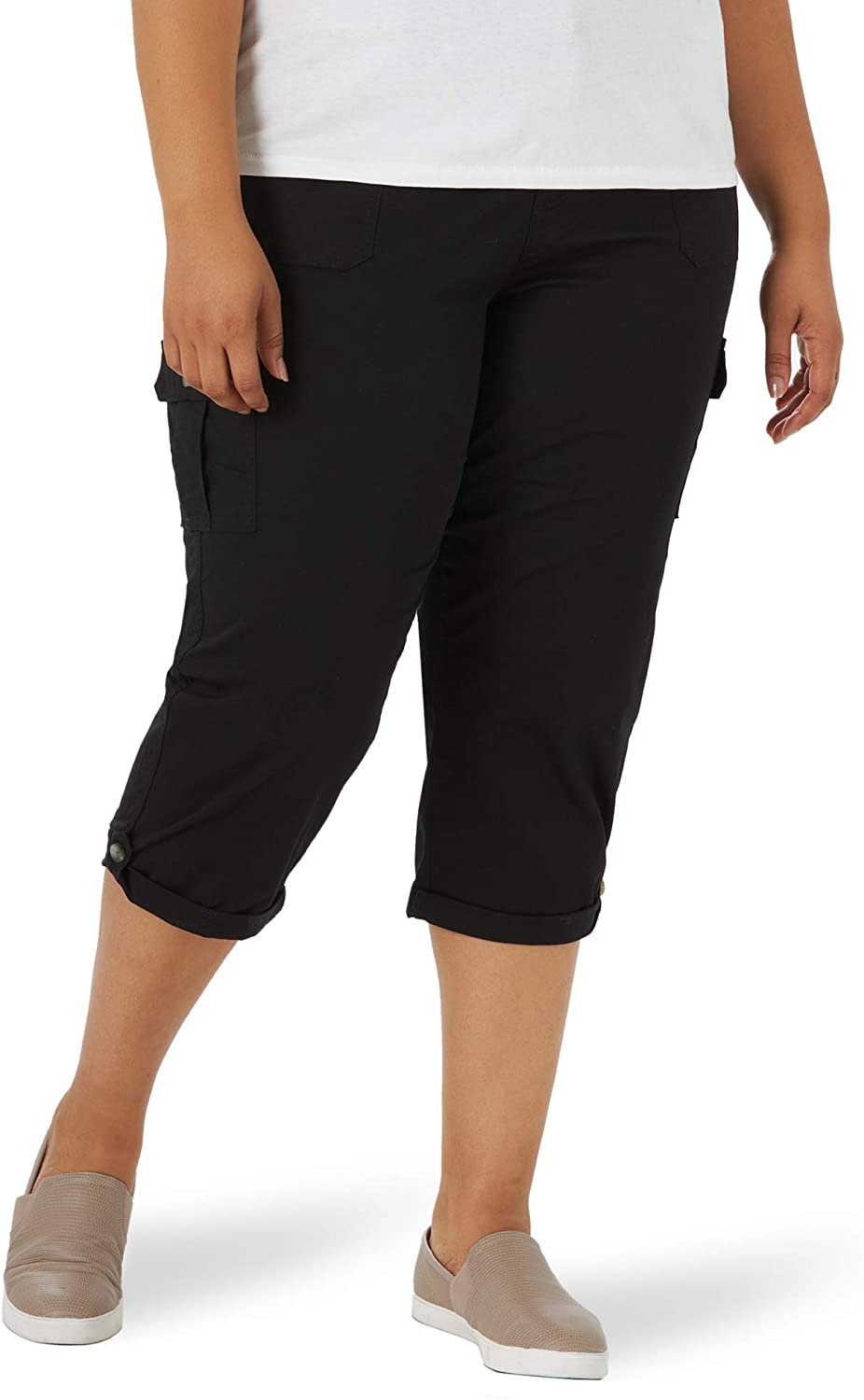 women's lee active performance capris