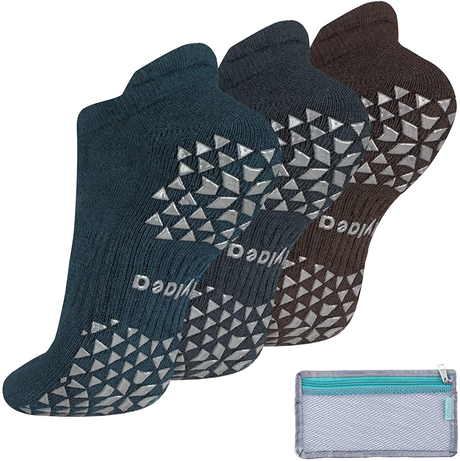 2 pairs of Hylaea unisex non slip grip socks (brand new), Women's Fashion,  Watches & Accessories, Socks & Tights on Carousell