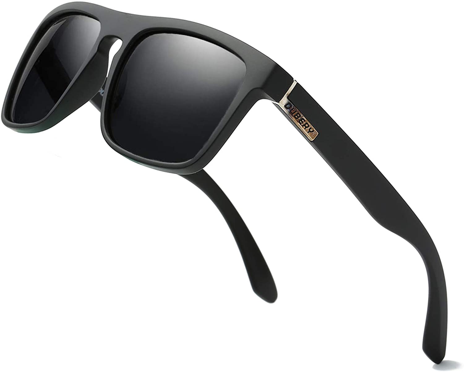 DUBERY Polarized Sunglasses for Women&Men 100% UV Protection Vintage Oversized 