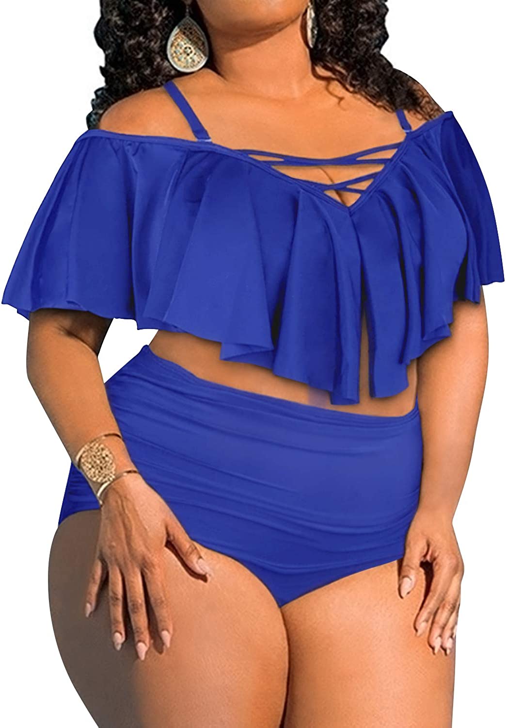 Aqua Blue Two piece swimsuit