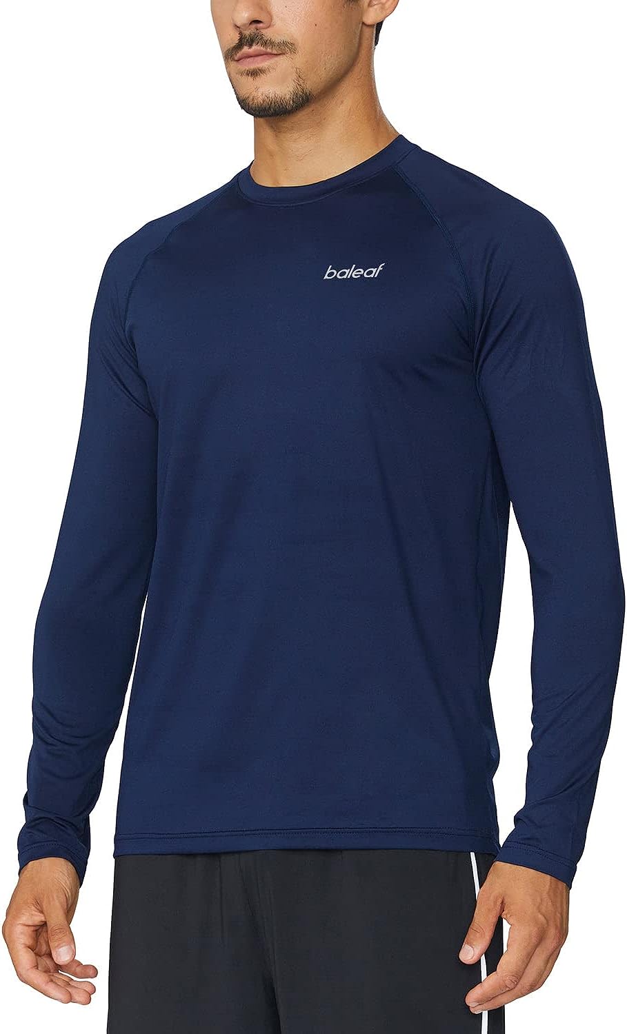 BALEAF Men's Long Sleeve Running Quick Dry Workout Shirts Athletic T-Shirts