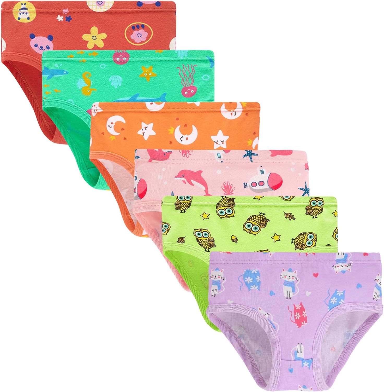 Boboking Soft Cotton Girls' Panties Boyshort Little Girls' Underwear  Toddler Undies