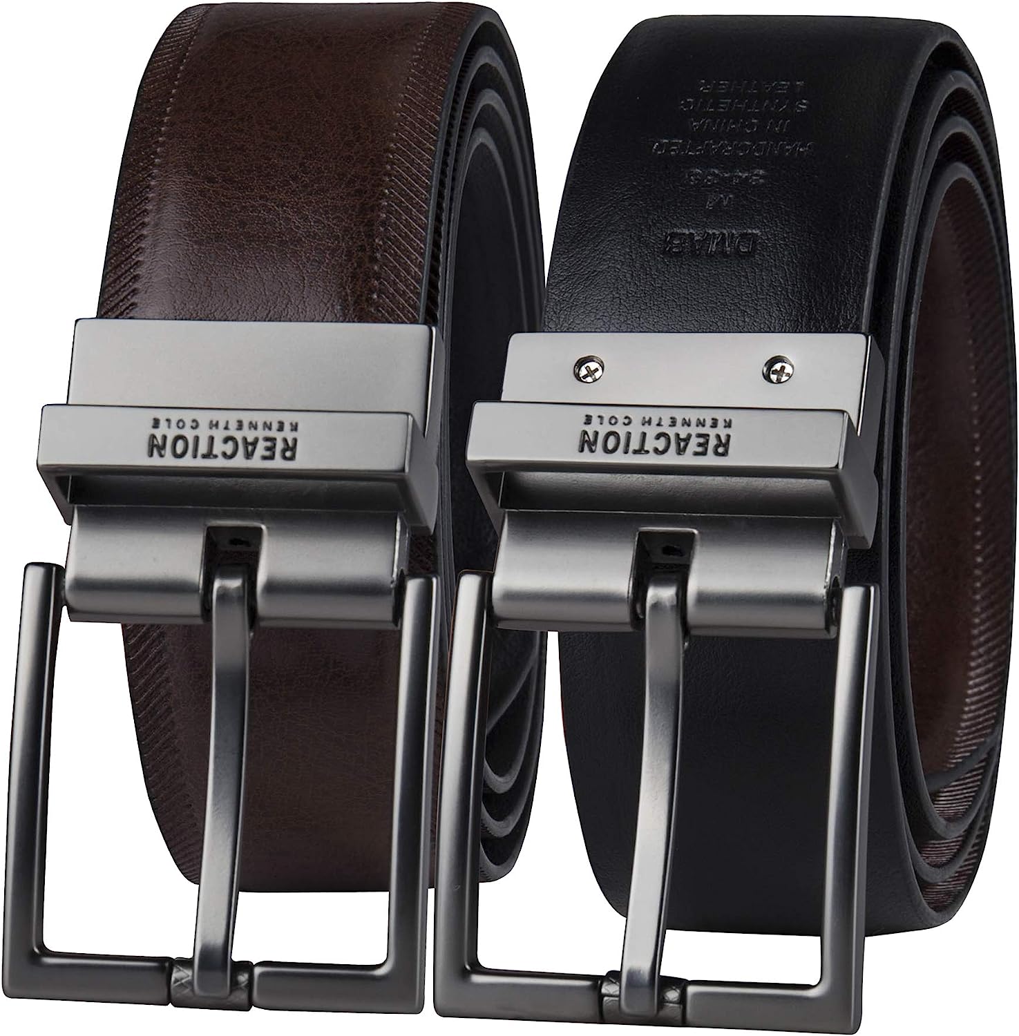 Calvin Klein Men's Two-In-One Reversible Belt, Black/Brown, Small (30-32) :  : Clothing, Shoes & Accessories