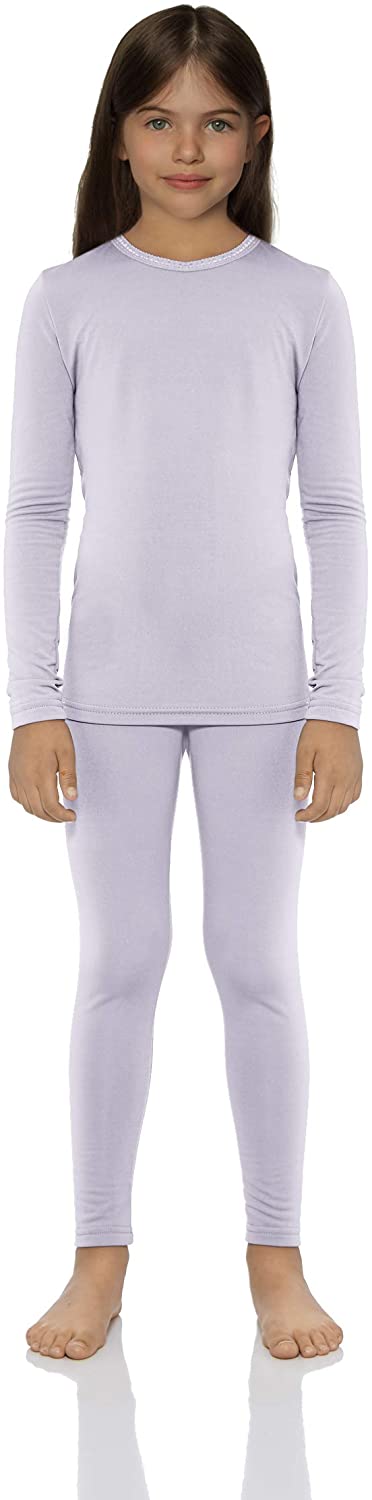 Rocky Thermal Underwear for Girls Cotton Knit Thermals Kids Base Layer Long  John