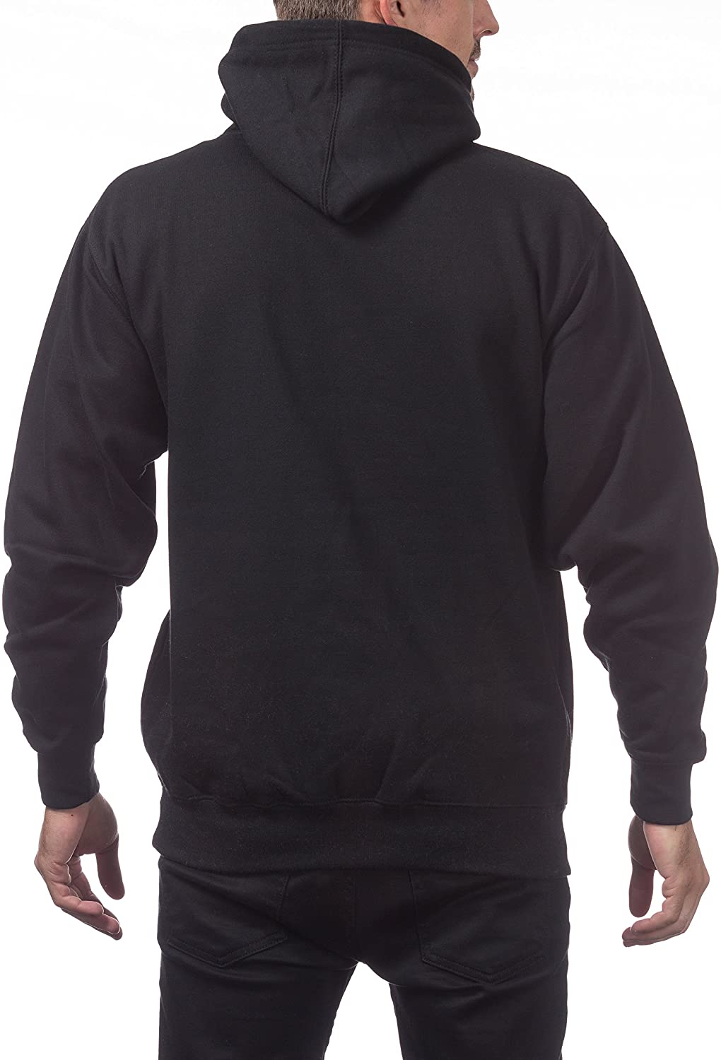 Pro Club Men's Heavyweight Pullover Hoodie (13oz) Black / Medium