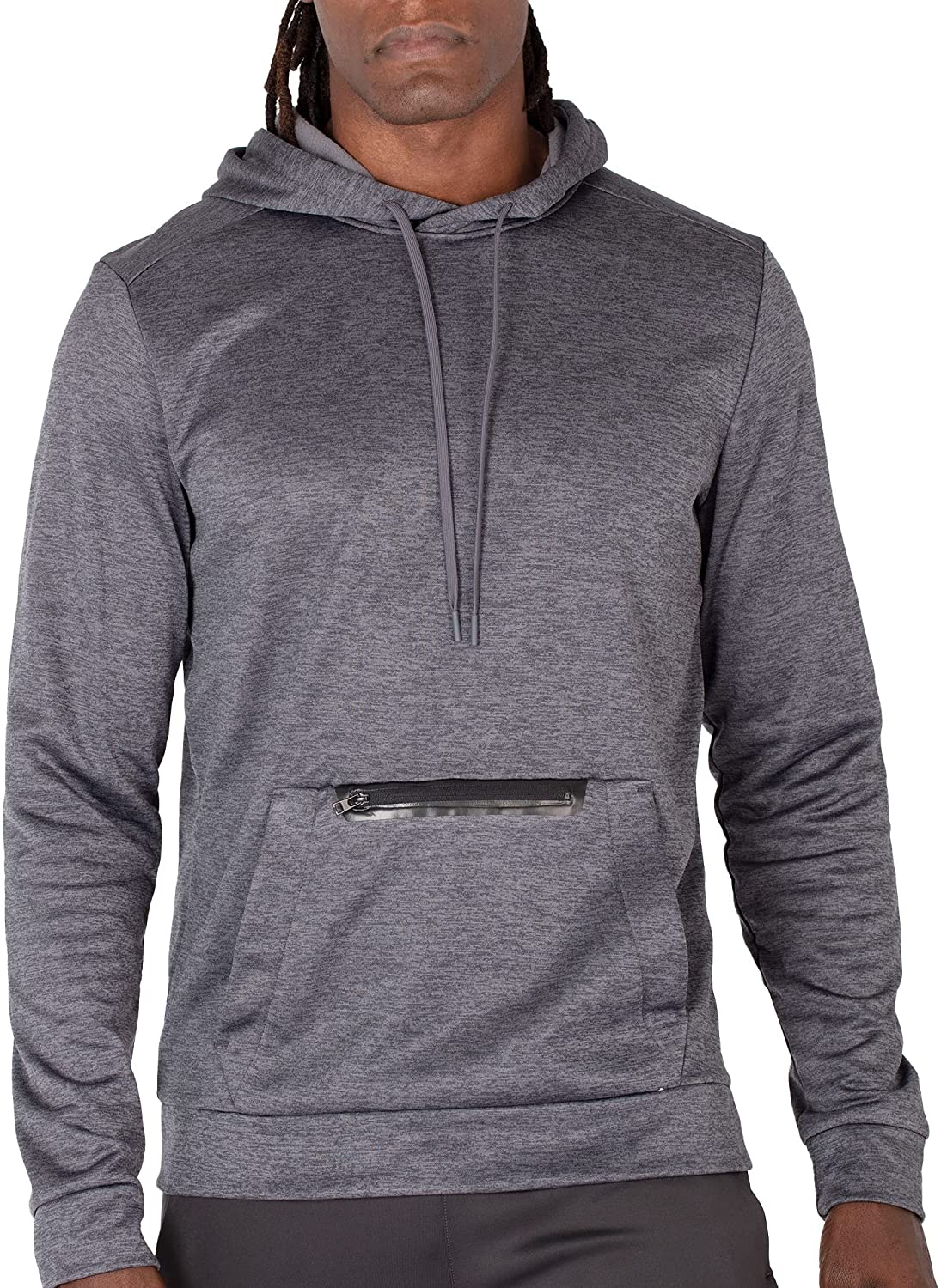 Layer 8 Men's Hoodie Performance Light Weight Tech Fleece Pullover Training  Workout Athletic Sweatshirt Hooded Fitness Top (Small Basalt Hthr) at   Men's Clothing store