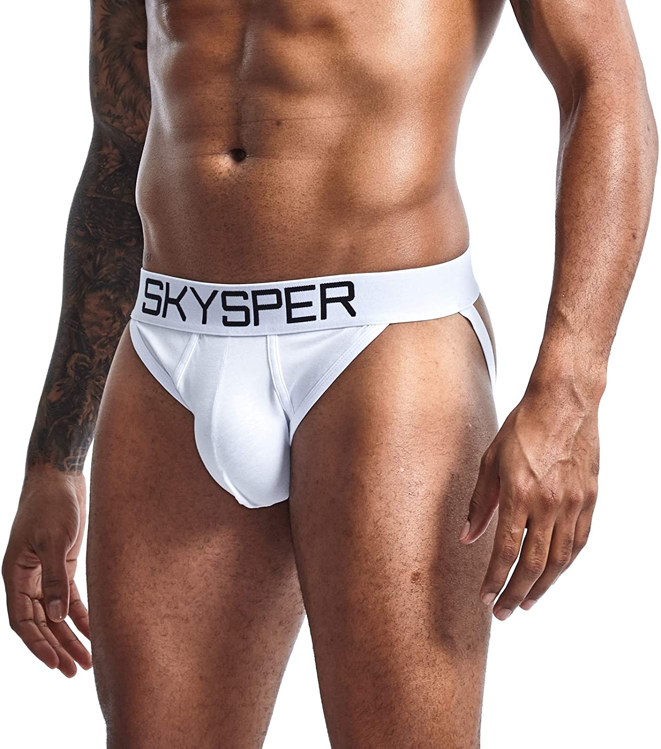 SKYSPER Jockstrap Athletic Supporters for Men Jock Strap Male Underwear 