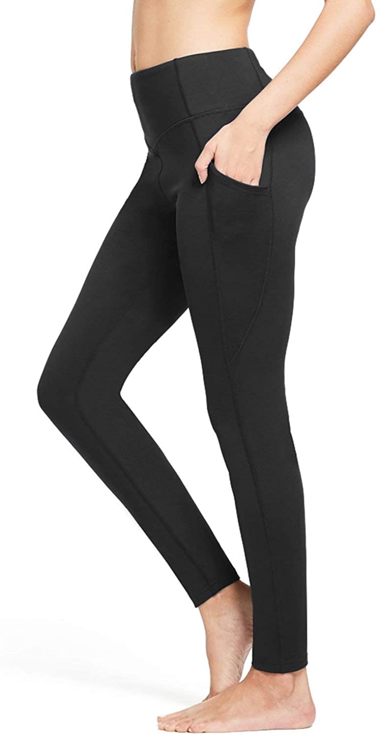 BALEAF Women's Fleece Lined Winter Leggings High Waisted Thermal Warm Yoga  Pants