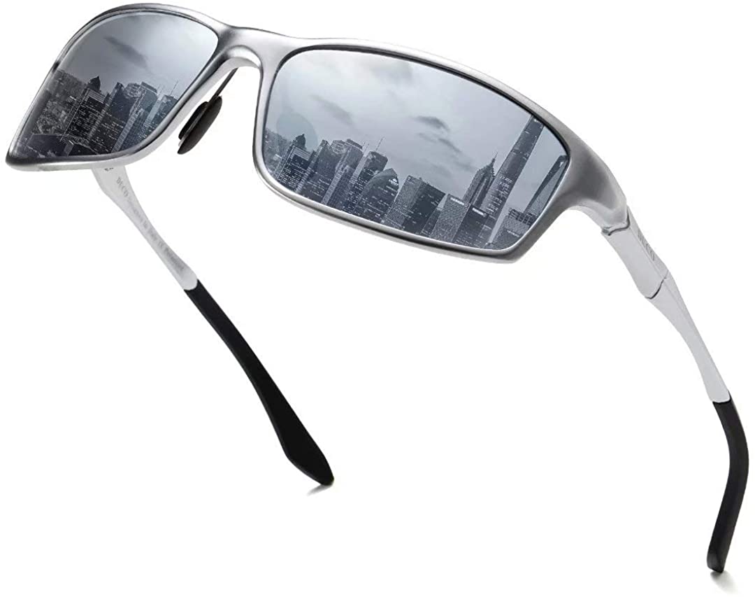 Duco Polarized Sunglasses for Men 100% UV400 Protection Metal Frame Driving  Men