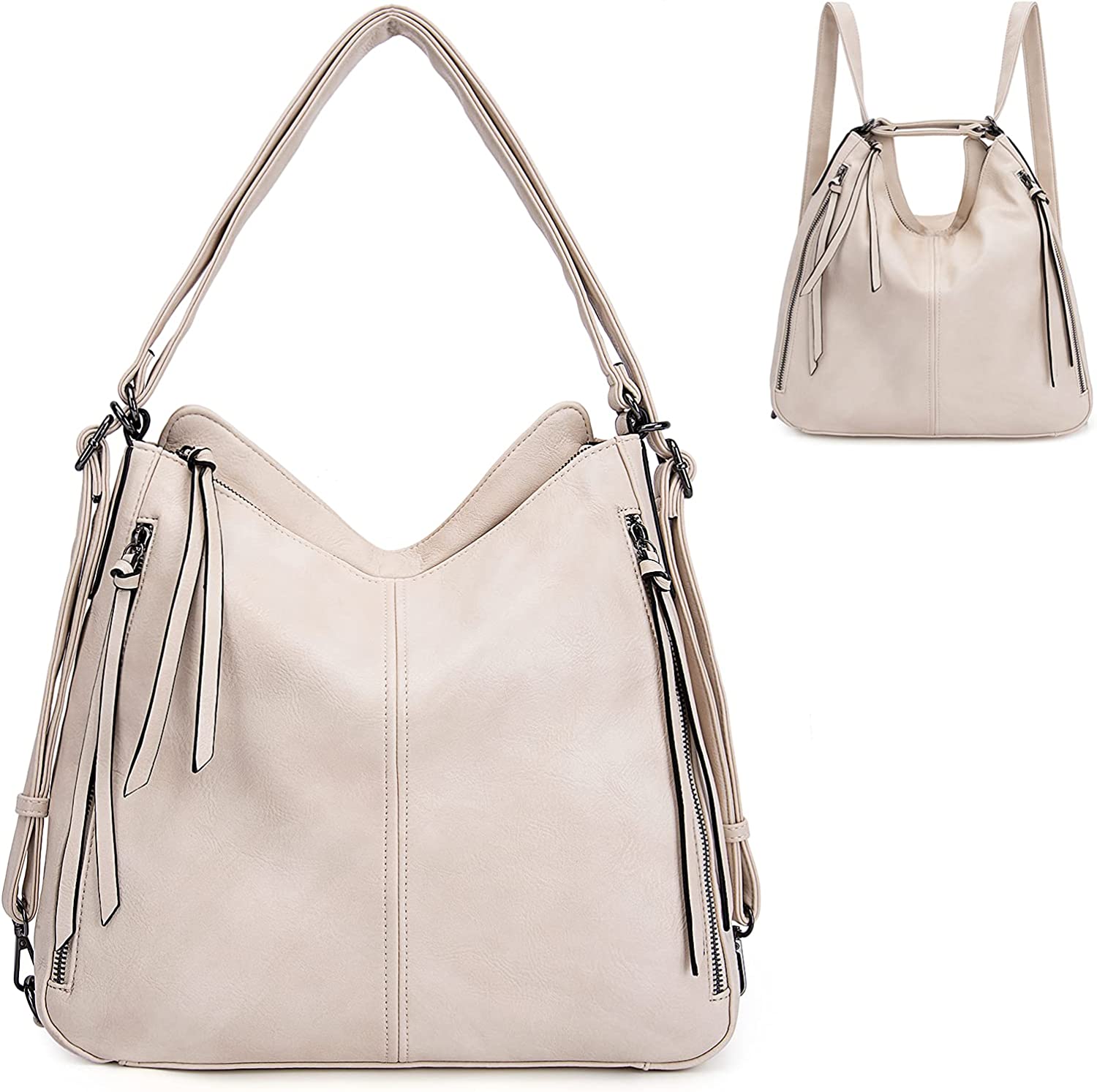 Convertible Backpack Purse For Women Handbag Hobo Tote Satchel Shoulder Bag  Black : Buy Online at Best Price in KSA - Souq is now Amazon.sa: Fashion