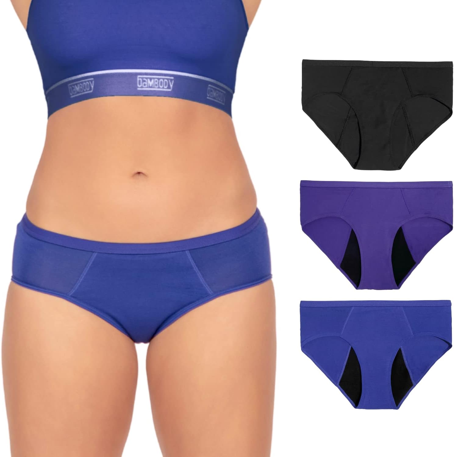  Bambody Absorbent Boxer: Period Underwear For All Day And  Night Protection