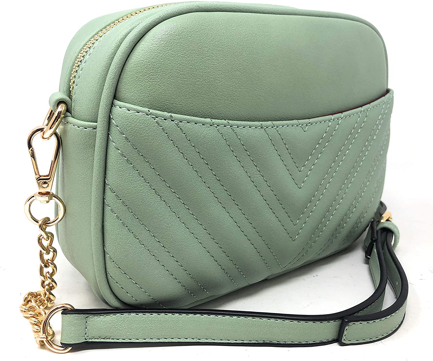 lola mae Crossbody Bags for Women Fashion Quilted Shoulder purse with  Convertible Chain Strap Classic Satchel Handbag