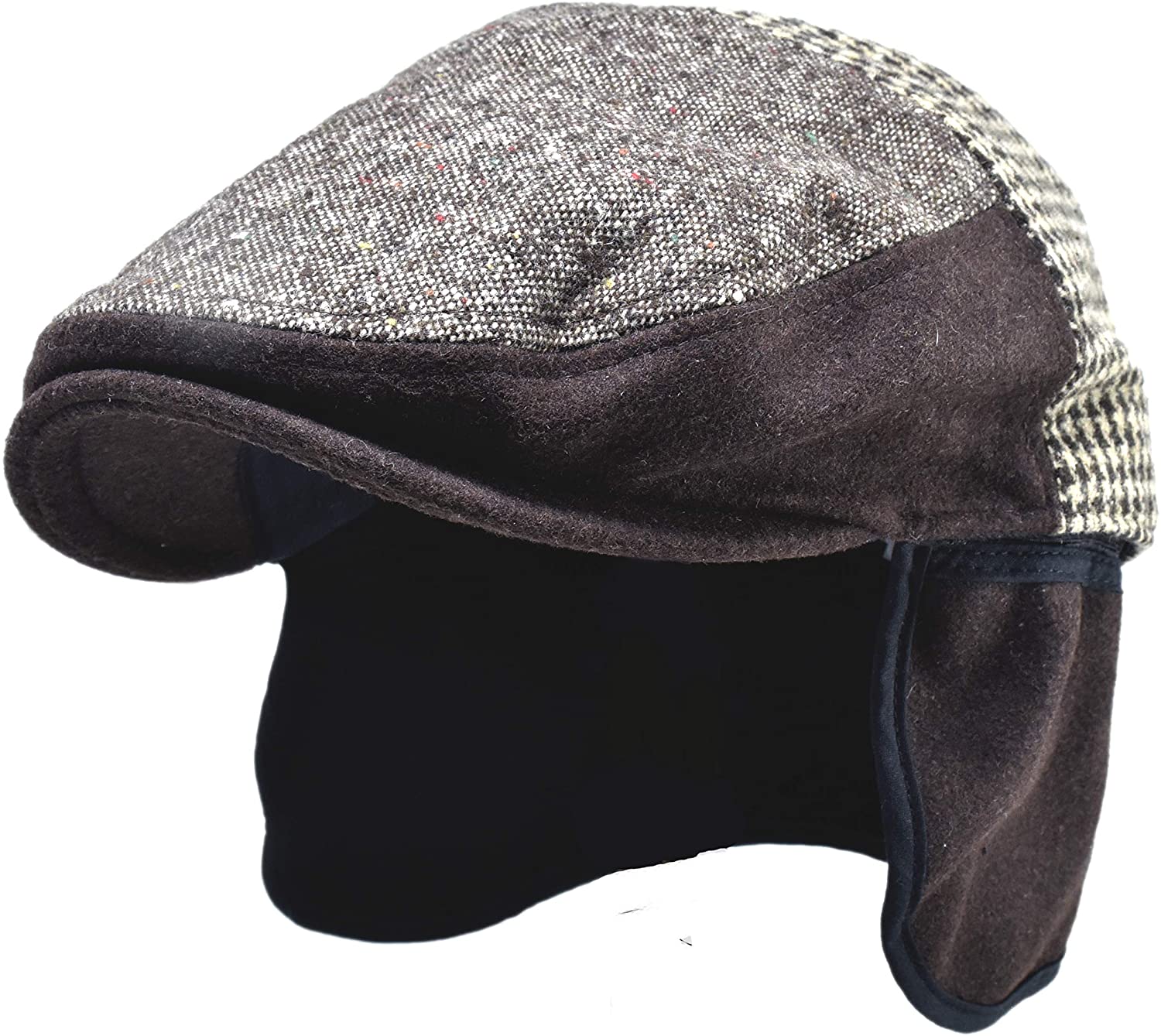 men's driving cap with ear flaps