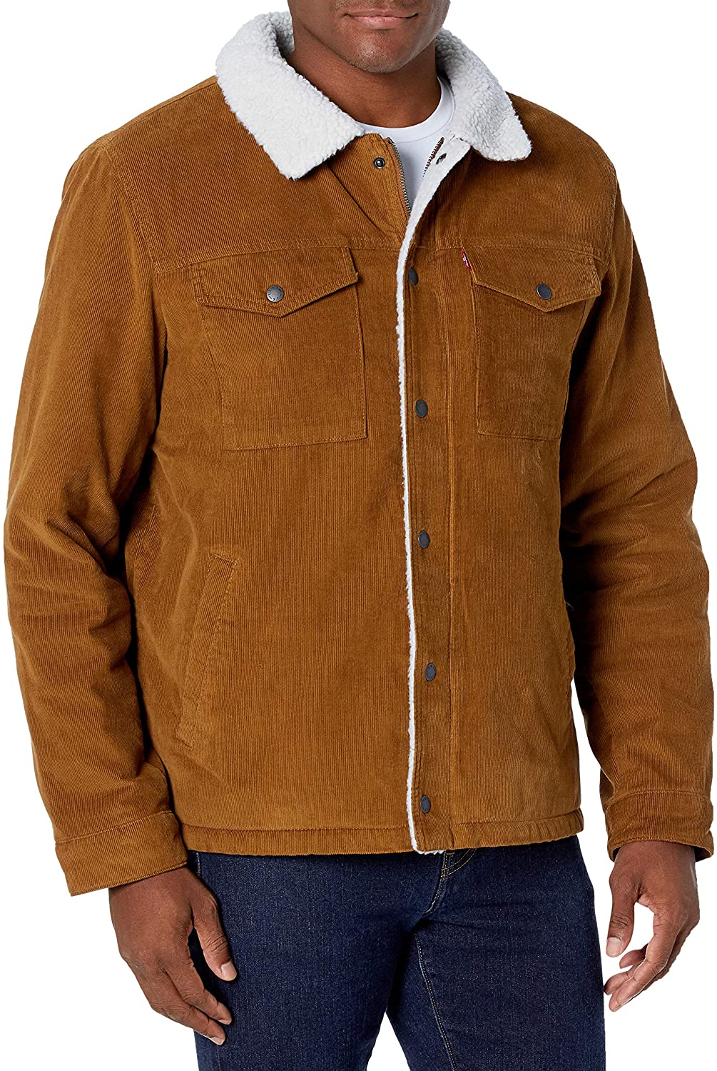 levi's corduroy sherpa jacket mens