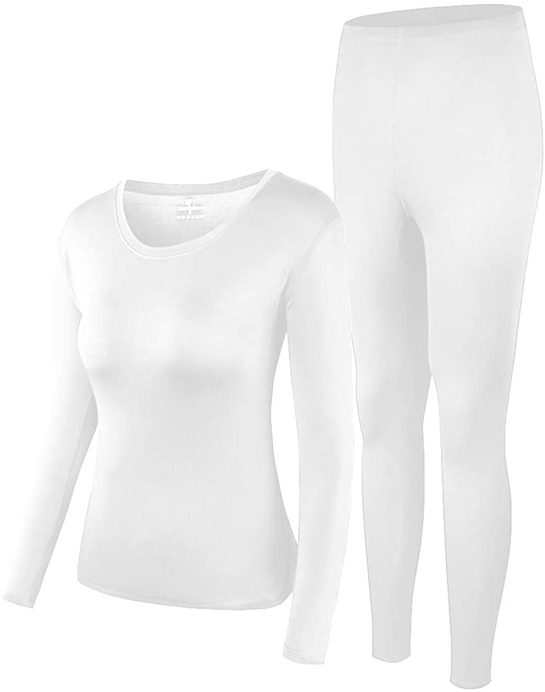 HEROBIKER Thermal Underwear Women Ultra-Soft Set Base Layer Top & Bottom  Long Johns with Fleece Lined Winter Warm, Red, X-Small : :  Clothing, Shoes & Accessories