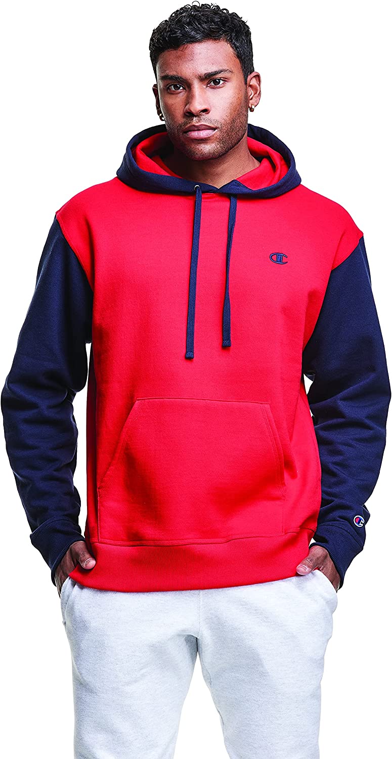 powerblend fleece colorblocked hoodie