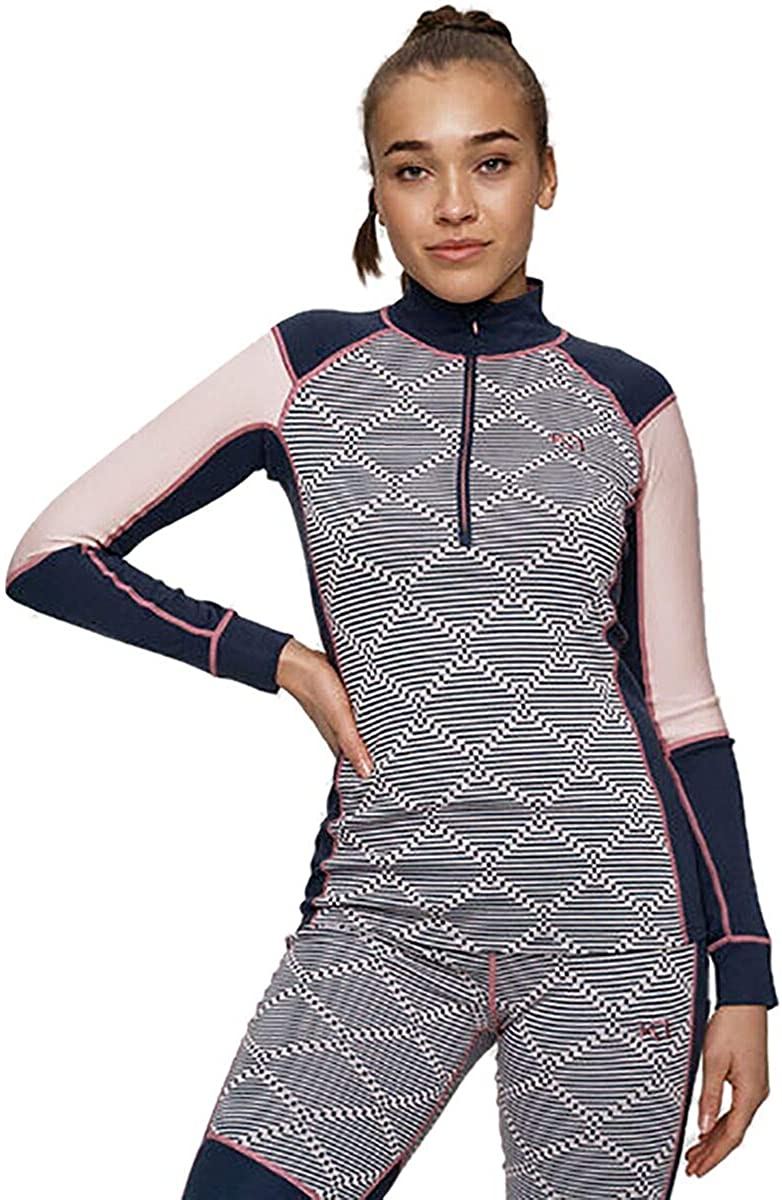 Half Zip Merino Wool Blend Thermal Shirt Kari Traa Womens Rett Base Layer Top