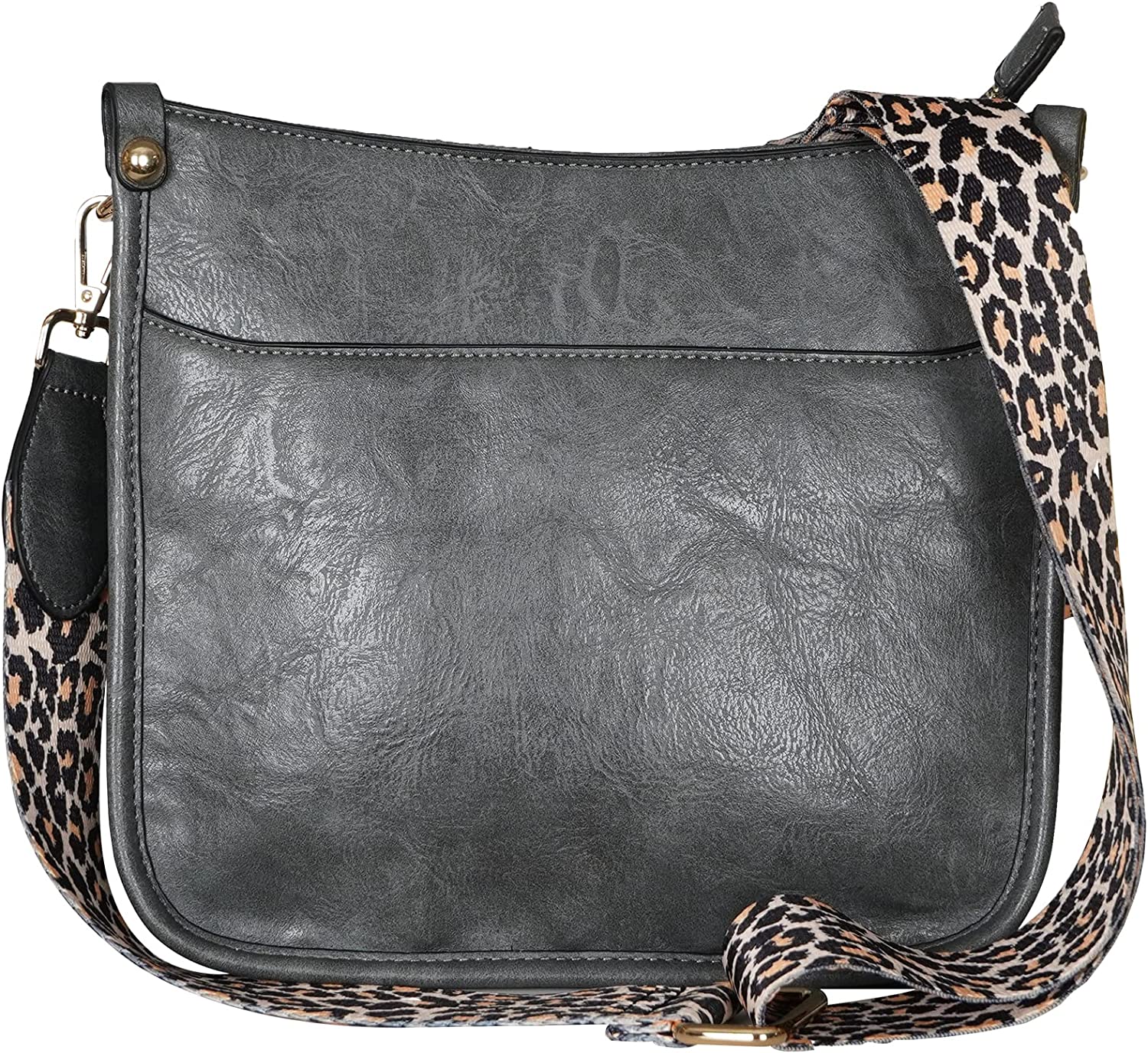 KOGTLA Women's Crossbody Shoulder Bag with Adjustable Leopard