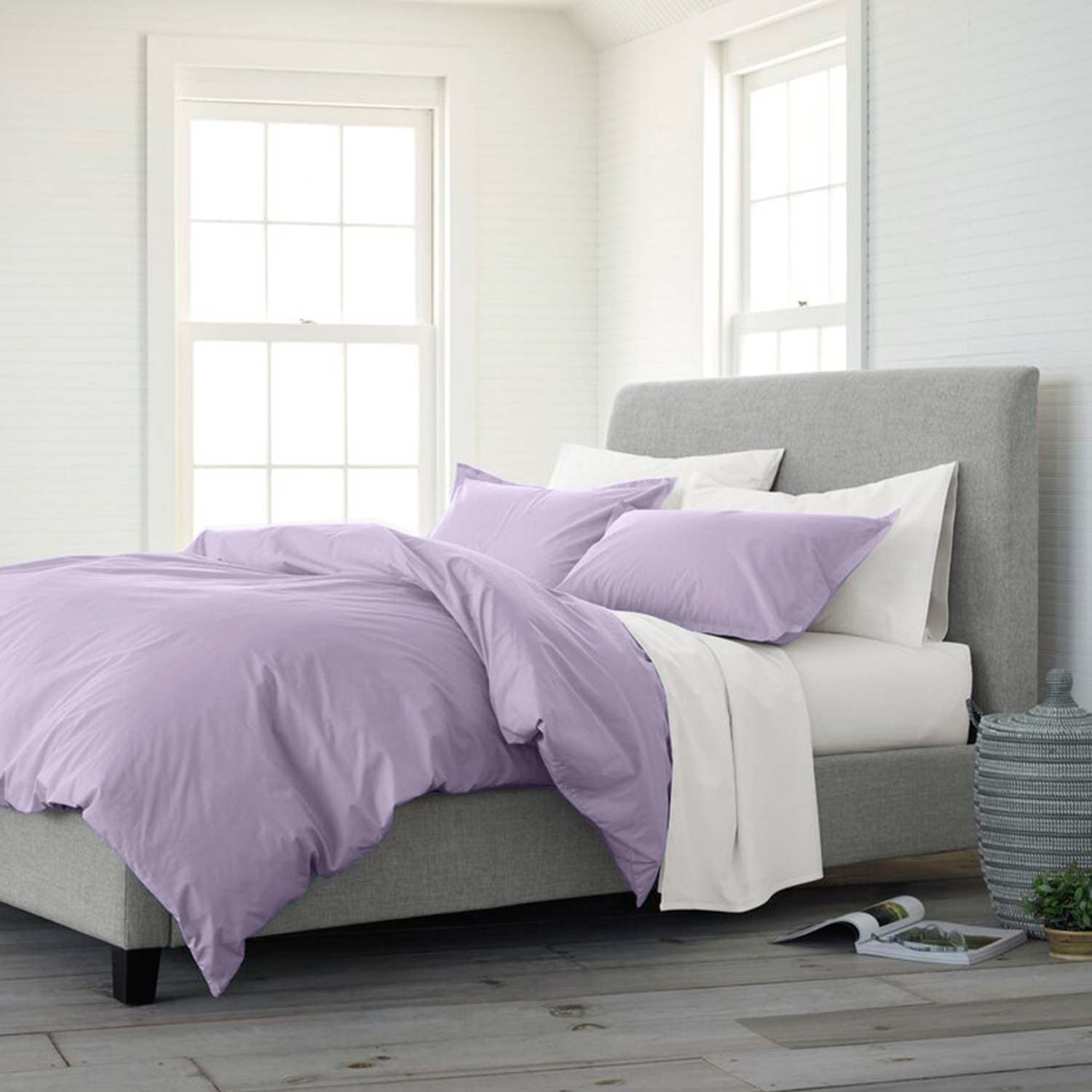 ETDIFFE Grey Comforter Set Twin/Twin XL Size, 2pc Aesthetic Modern Gray  Bedding Set - Soft & Lightweight All Season Extra Long Microfiber Down
