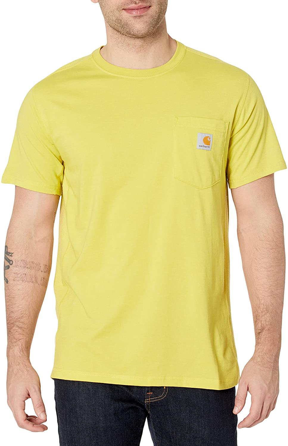 Carhartt Men's Force Relaxed Fit Midweight Short Sleeve Pocket T-Shirt,  Magenta Agate, Medium : : Clothing, Shoes & Accessories