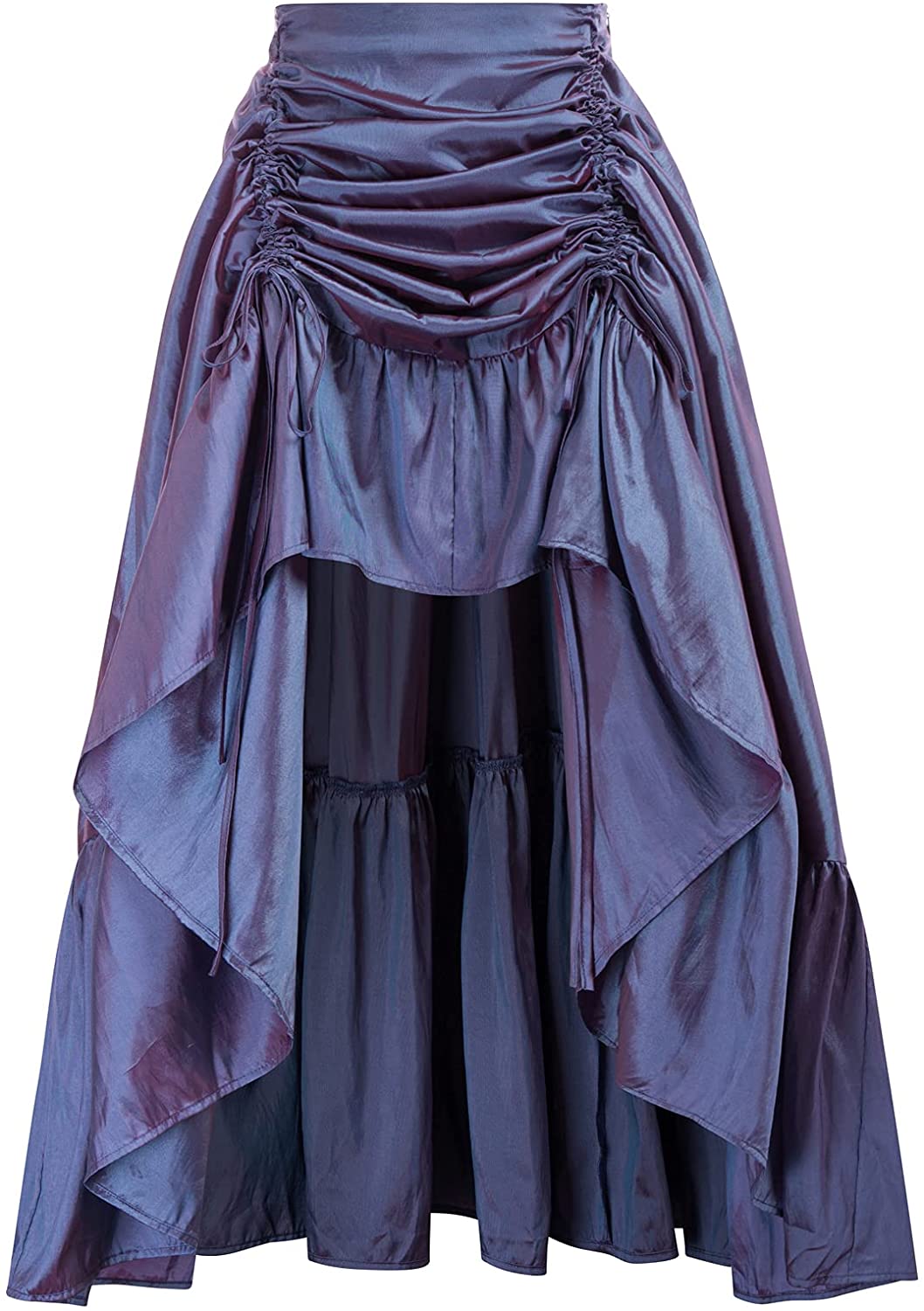 Victorian Goth Steampunk Wiccan Gypsy Bustle Long 236 mv Skirt S M L 1XL 2XL 3XL 