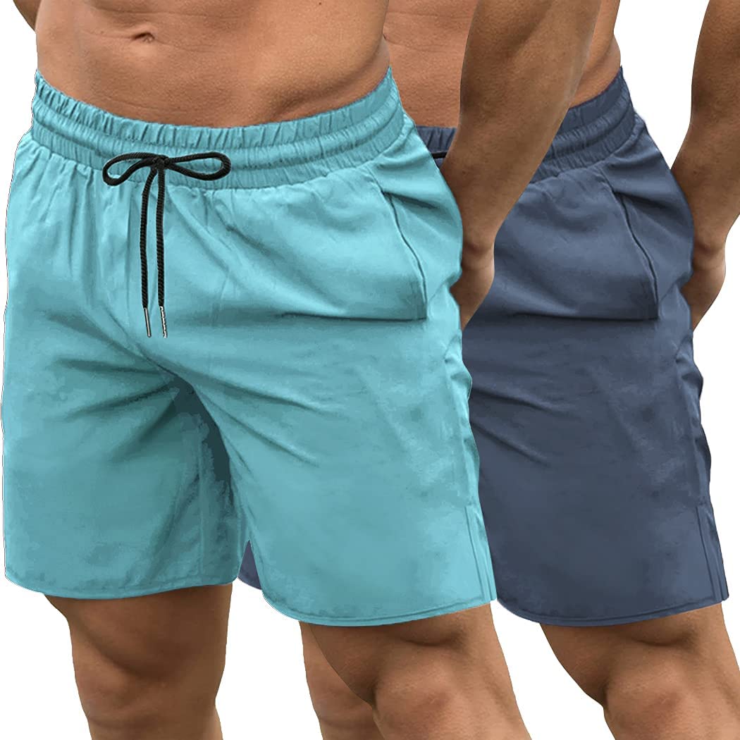 COOFANDY Men's Gym Workout Shorts Athletic Training Shorts Fitted  Weightlifting Bodybuilding Shorts with Zipper Pockets