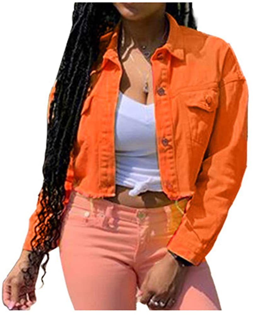 orange crop jean jacket