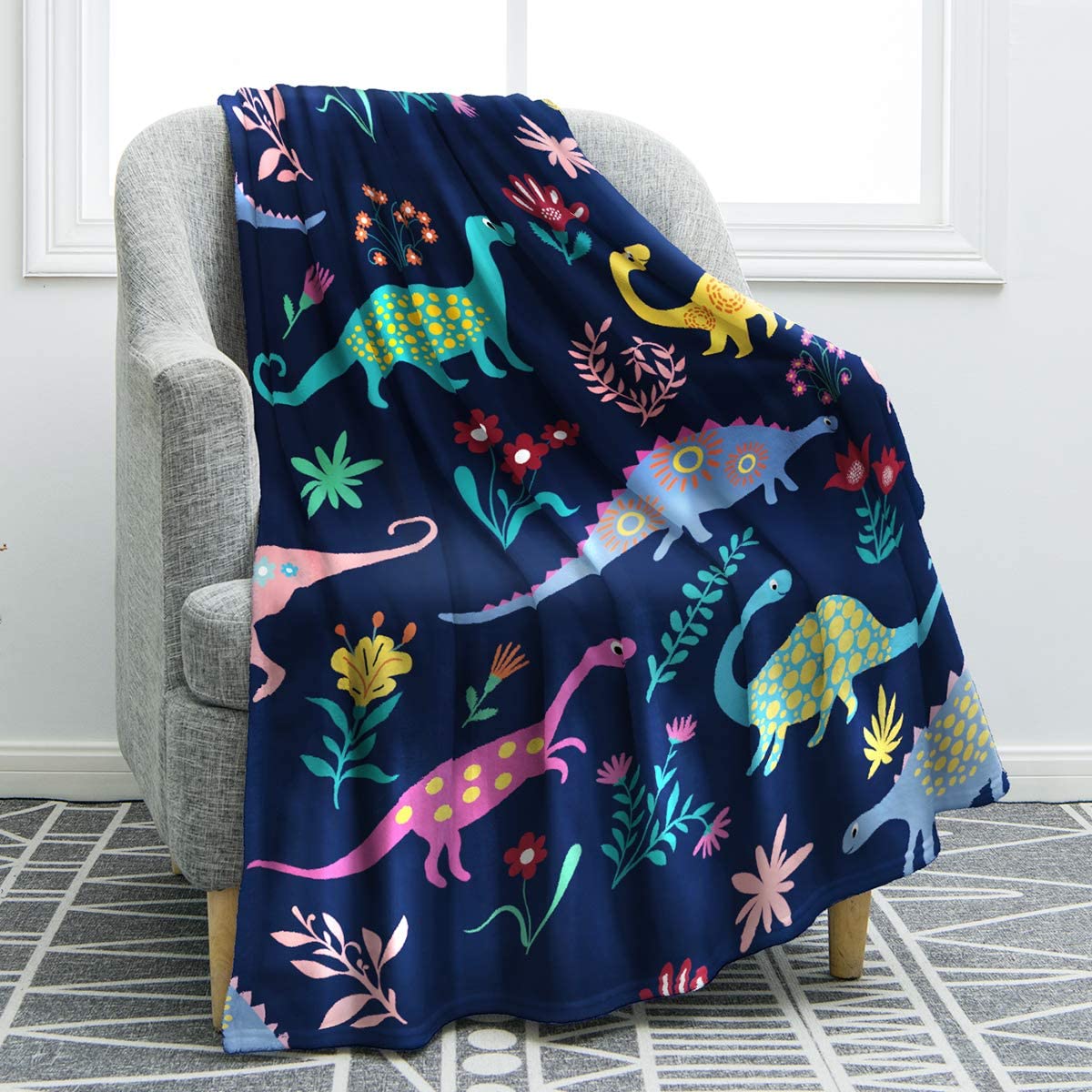 thumbnail 8  - Jekeno Butterfly Throw Blanket Smooth Lightweight Soft Print Blanket for Travell