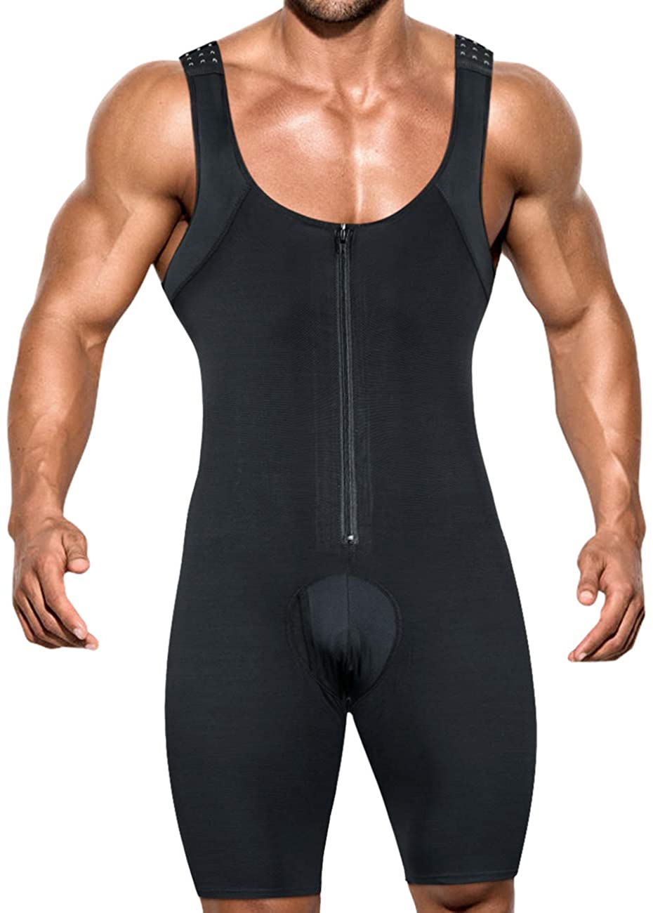 NonEcho Men Shapewear Tummy Control Full Body Shaper Slimming Bodysuit Plus Size eBay