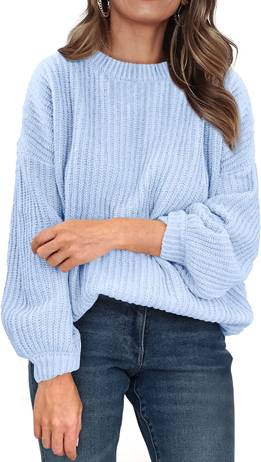 PRETTYGARDEN Women's Fashion Sweater Long Sleeve Casual Ribbed Knit Winter  Cloth