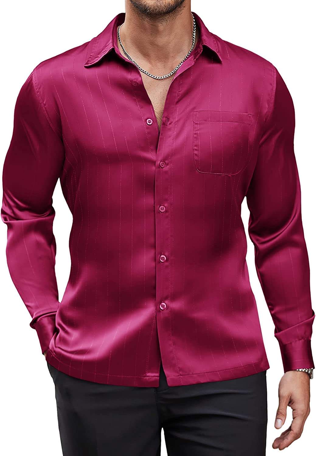 Louis Vuitton® Silk Blend Long-sleeved Shirt Black. Size 37 in 2023