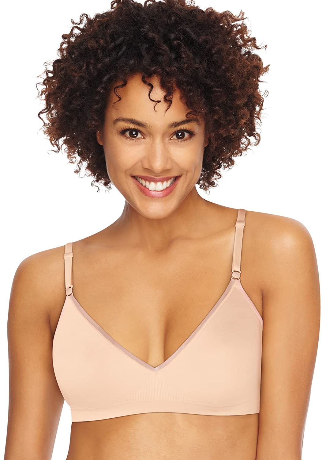 Hanes womens Comfy Support Wirefree Mhg795 bras, Gravel Grey Heather, Small  US at  Women's Clothing store