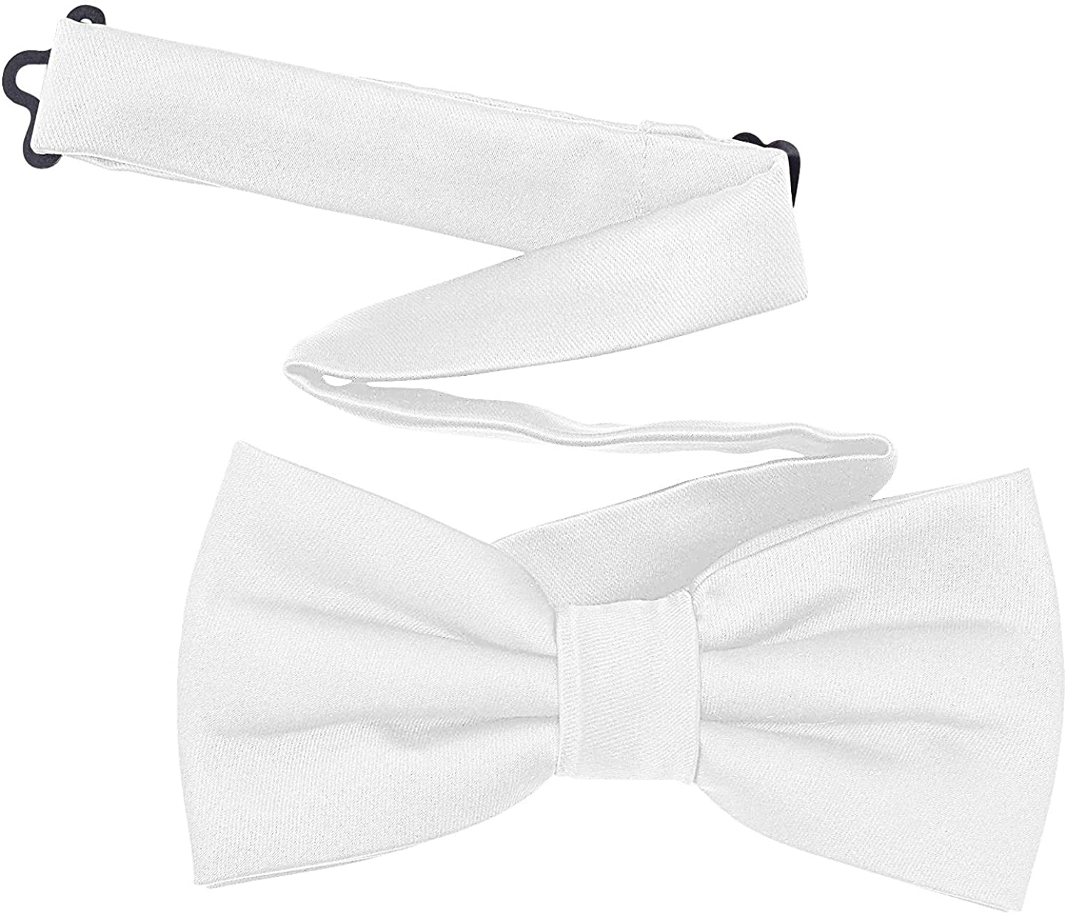 TINYHI Mens Pre-Tied Satin Formal Tuxedo Bowtie Adjustable Length Satin Bow Tie