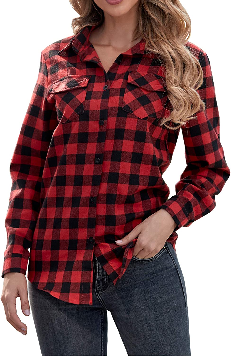 Lids UG Apparel Women's Plus Size Louisville Cardinals Flannel Boyfriend  Plaid Button Up Shirt - Macy's