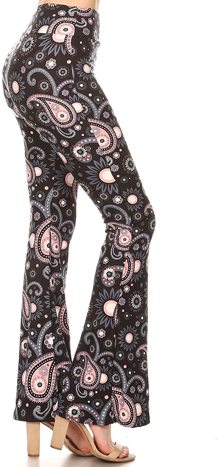 Leggings Depot Ultra Soft Popular Printed Stylish Palazzo Pants BAT4