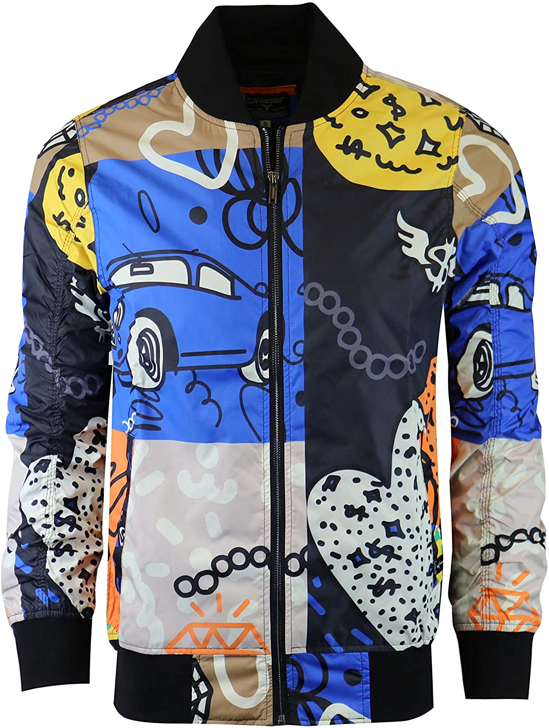 SCREENSHOT Hip-Hop Urban NYC Fashion Bomber Jacket - Modern Outdoor  Lightweight | eBay