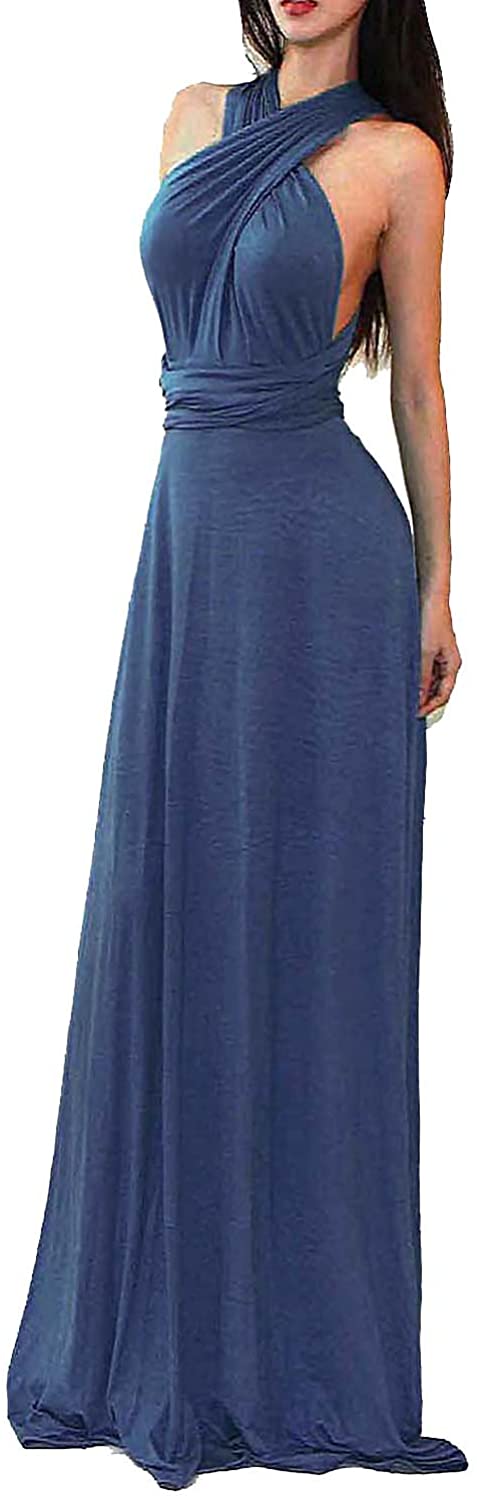 Vivicastle Womens USA Multiway Wrap Convertible Infinity Long Maxi Dress 