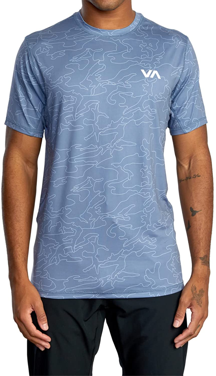 RVCA Mens Sport Vent Short Sleeve Crew Neck T-Shirt : : Clothing,  Shoes & Accessories