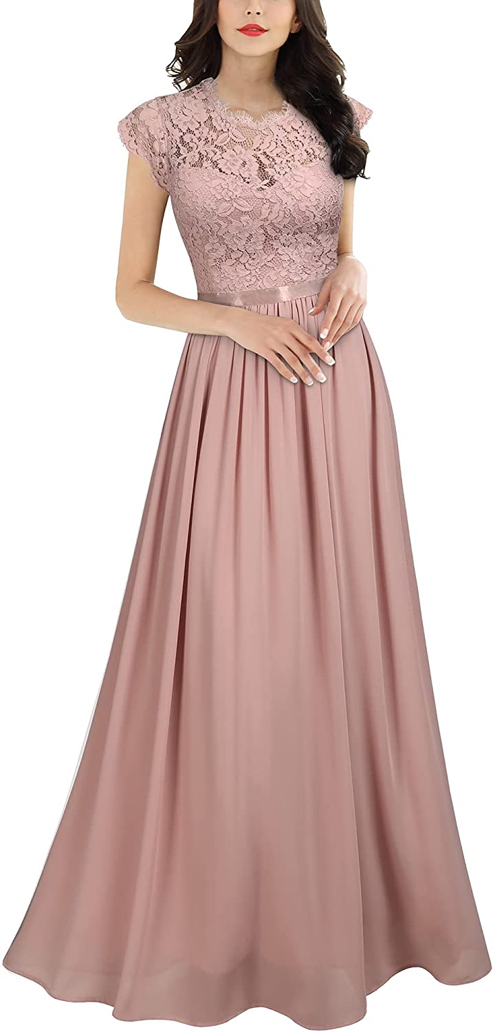 Miusol Women's Formal Floral Lace Evening Party Maxi Dress | eBay