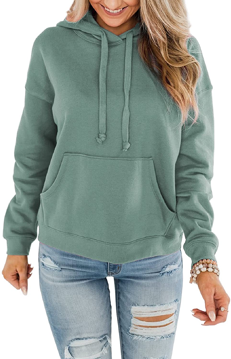 Women's thin cheap pullover hoodies