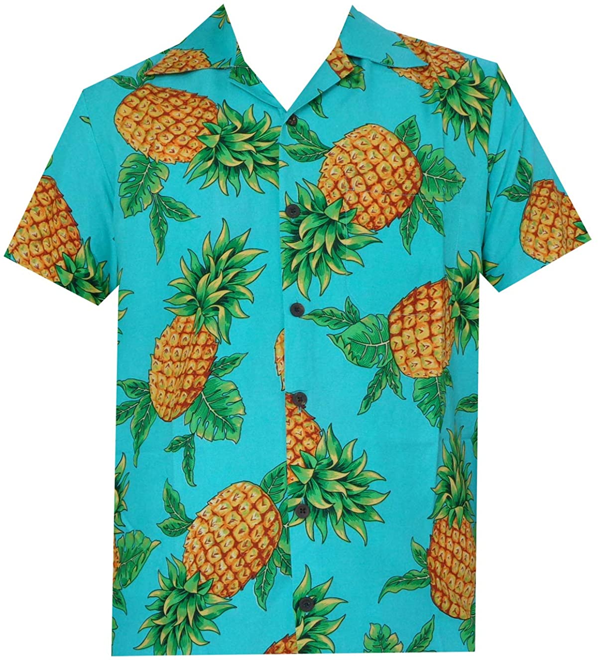 Alvish Hawaiian Shirts Mens Beach Aloha Casual Holiday Short Sleeve Camp Party